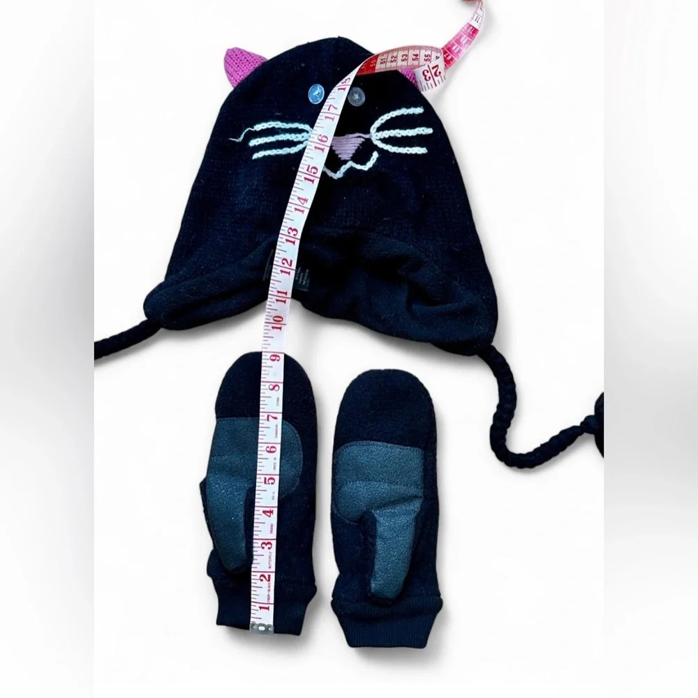 Land’s End Kids Gloves with Kitty Hat
